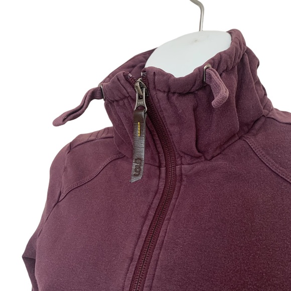 Lolë Organic Cotton Blend Full Zip Athletic Jacket Sz M - Picture 3 of 9